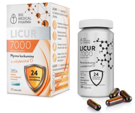 Bio Medical Pharma Licur 7000+Wit D 30K kurkumina