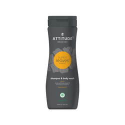 Attitude SUPER LEAVES™, SPORTS MEN, Szampon i płyn do mycia ciała, 473 ml