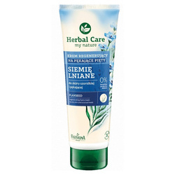 Herbal Care − Siemię lniane, krem na pękające pięty − 100 ml