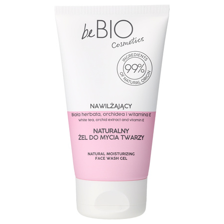 beBIO żel do mycia twarzy nawilżający 150ml