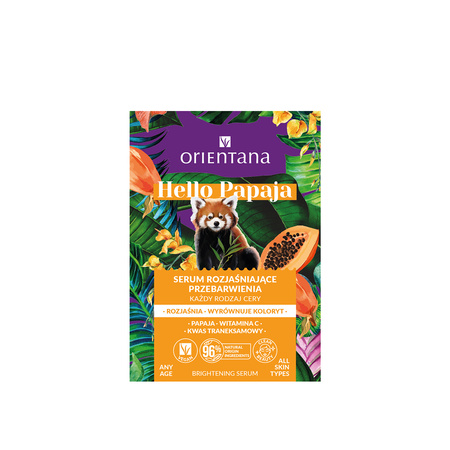 Orientana - Hello Papaya Serum rozjaśniające przebarwienia Witamina C Kwas traneksamowy 30ml