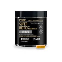 Prime Next Generation Postbiotyk z witaminą D3 i B9, 550 mg SuperBiotics™ 90 kaps. 90 dni stosowania