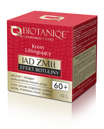 Zestaw  Biotaniqe Jad Żmii Efekt Botuliny, krem przecizmarszczokowy 60+ 50ml, krem pod oczy 20ml