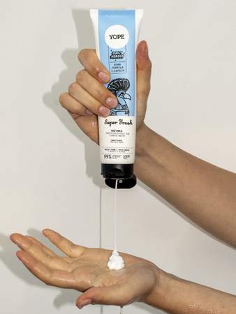 YOPE Odżywka do włosów przetłuszczających się Świeża Trawa Super Fresh 170ml