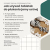 Georganics, Naturalne tabletki do płukania jamy ustnej, do codziennej pielęgnacji, smak mięty pieprzowej, 180 tabletek
