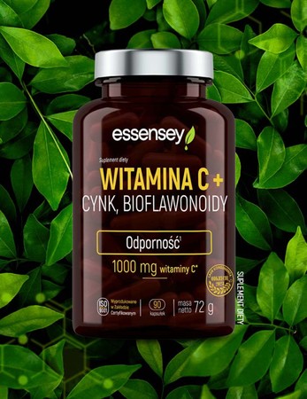 Essensey Witamina C Cynk Biaflowonoidy 90 kaps.