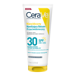 Cerave niewidoczny nawilżający balsam przeciwsłoneczny spf 30 wysoka ochrona 75 ml