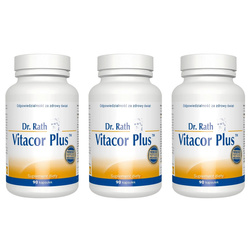 Zestaw 3x Dr Rath Vitacor Plus™ 90 kaps.