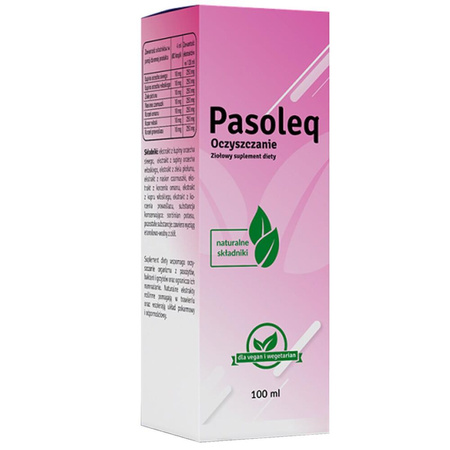 Pasoleq Oczyszczanie 100 ml Ziołowy suplement