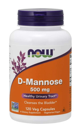 Now - D-Mannose 500mg 120 kaps
