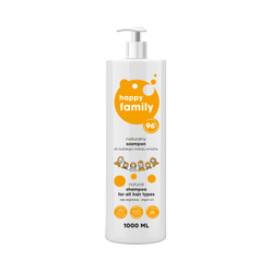 Naturalny szampon do każdego rodzaju włosów HAPPY FAMILY 1000 ml