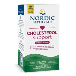Nordic Naturals Omega LDL kwasy tłuszczowe EPA i DHA + koenzym Q10 - 60 kaps.