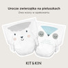 Kit & Kin, Pieluszki Jednorazowe 1 Mini (2-5 kg), Owieczka/Sówka, 38 szt.