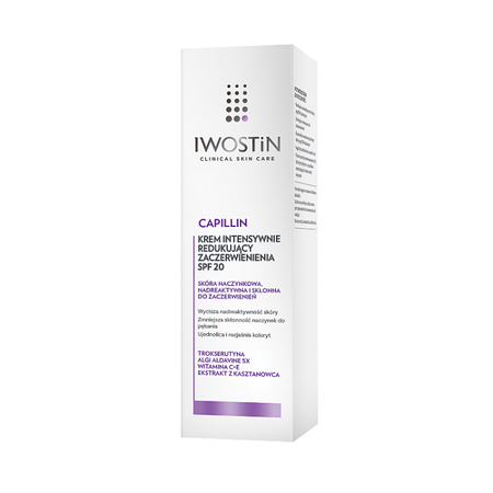 Iwostin Capillin Krem intensywnie redukujący zaczerwienienia SPF 20 40 ml