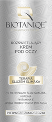Biotaniqe, Terapia Śluzem Ślimaka, Rozświetlający Krem pod Oczy, 15 ml
