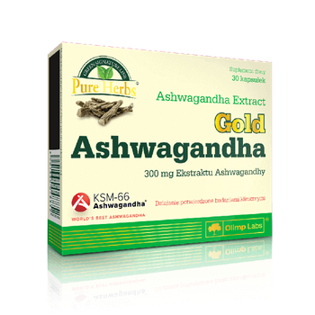 Gold Ashwagandha (Ashwagandha Premium) 30 kaps