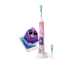 SONICARE SZCZOTKA FOR KIDS PINK STICKERS HX6352/42 Bluetooth