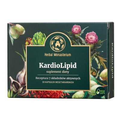 Herbal Monasterium KardioLipid na wsparcie serca 30 kaps.
