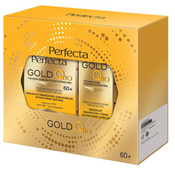 Gold Q10 zestaw krem przeciwzmarszczkowy 60+ 50ml + przeciwzmarszczkowy krem pod oczy 15ml