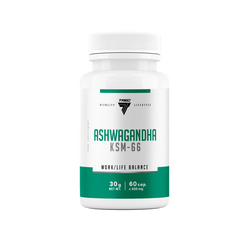 Trec ASHWAGANDHA KSM-66 na redukcję stresu 60 kaps.