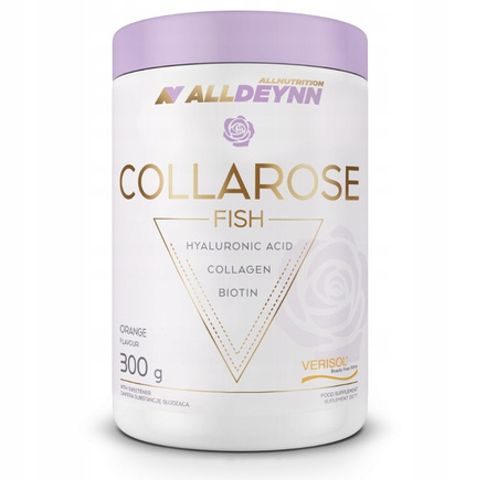 ALLNUTRITION Alldeynn Collarose Fish smak pomarańcza 300g