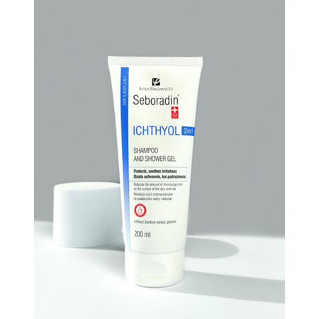 Seboradin Ichthyol szampon-żel 2w1 do wrażliwej skóry 200ml