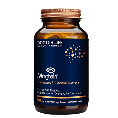 Doctor Life Magtein L-treonian magnezu 2000mg 90 kaps.