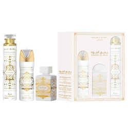 Bade'e Al Oud Honor &amp; Glory zestaw woda perfumowana spray 100ml + dezodorant spray 200ml + odświeżacz powietrza 300ml