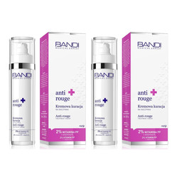 Zestaw: 2x Bandi Medical Expert Anti Rouge kremowa kuracja na naczynka 50ml
