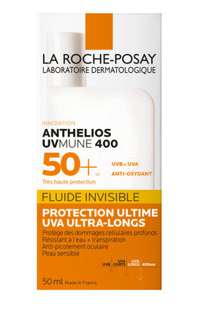 La Roche Posay Anthelios UVmune 400 niewidoczny fluid przeciwsłoneczny SPF50+ 50ml