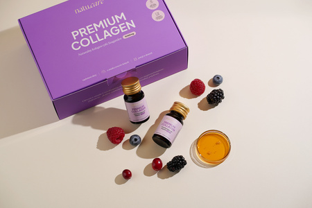 Natu Care Premium Collagen, szoty kolagenowe 10 000 mg, 15 szt. smak owoców leśnych
