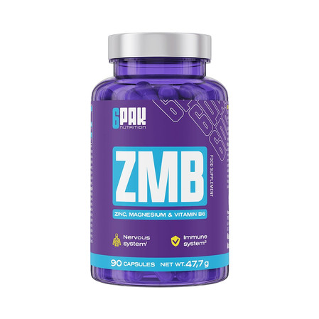 6PAK EL ZMB (cynk, magnez, B6) kaps.