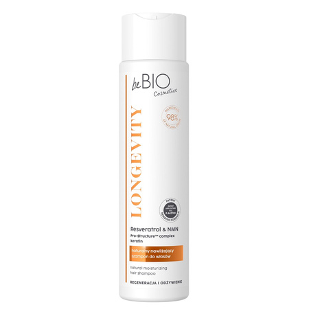 beBIO LONGEVITY Regeneracja i odżywianie szampon do włosów 300ml
