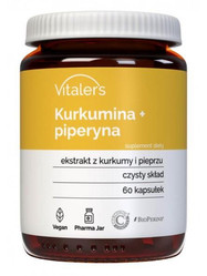 Vitaler's Kurkumina 500mg + Piperyna 5mg 60 kaps.