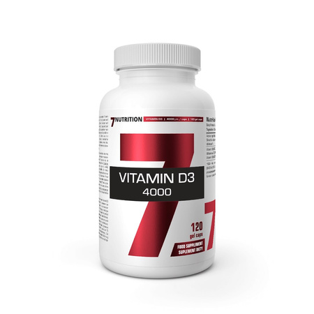 7NUTRITION VITAMIN D3 4000 Witamina D3 - 120 kaps.