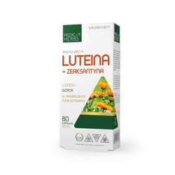 Medica Herbs Luteina + Zeaksantyna na wsparcie wzroku 80 kaps.