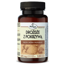 Drożdże z pokrzywą 120kaps. HERBAPOL KRAKÓW