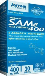 Jarrow Formulas SAMe 400 mg - 30 tabl.
