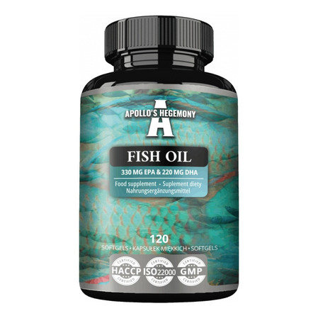 Apollo’s Hegemony Fish Oil suplement diety 120 kaps.