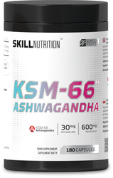 Skill Nutrition KSM-66 Ashwagandha 200 mg na wsparcie w okresach stresu 180 kaps. vege