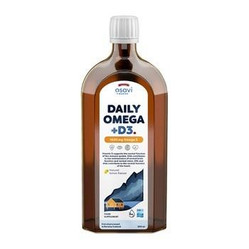 OSAVI Daily Omega +D3 1600 mg, naturalny aromat cytrynowy 500 ml