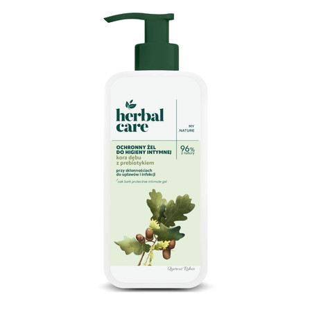 HERBAL CARE Żel do higieny intymnej ochronny kora dębu z prebiotykiem 330ml FARMONA