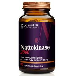 Doctor Life Nattokinase 2000 100mg wsparcie układu krążenia 90 kaps.