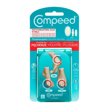 Compeed plastry na pęcherze mix 5 sztuk