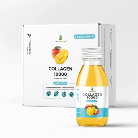 BETTERME Collagen 10 000 Kolagen Rybi do Picia 30 szt. x 60 ml.