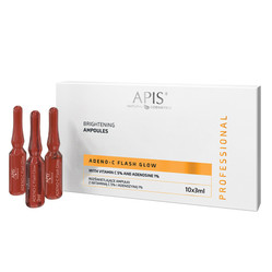 Adeno-C Flash Glow Rozświetlające ampułki do twarzy z witaminą C i adenozyną 10x3ml