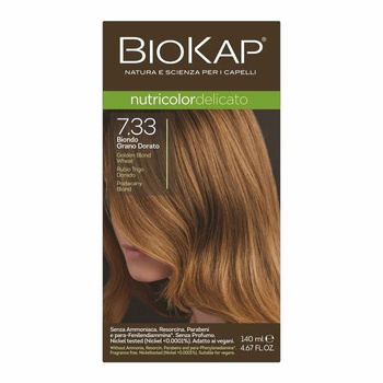 BIOKAP Nutricolor Delicato Rapid 7.33 Pozłacany Blond, 135ml