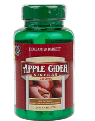 Holland & Barrett − Apple Cider Vinegar − 200 tabl.