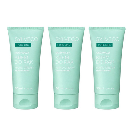 Zestaw: 3x Sylveco Pure Line Krem do rąk odżywczy 50ml