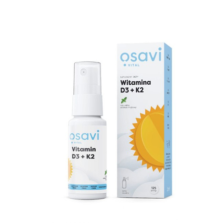 Osavi Witamina D3 + K2 spray 25 ml smak miętowy